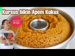 Kue apem pak thong ko atau kue apem gula putih bersarang. Kue Apem Sarang Semut Kukus