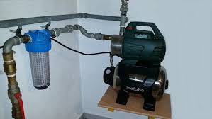 Warum Fallt Bei Meinem Hauswasserwerk Beim Pump Bzw Fordervorgang Im Vorfilter Der Wasserstand Zur Halfte Ab Garten Handwerker Sanitar