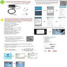 Kkmoon es una cámara de visión sotfware ip. Magideal Mdl 10 5 5mm 6 Led Android Pc Endoscope Waterproof Inspection Borescope Camera 2m Amazon In Industrial Scientific