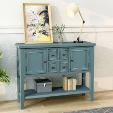 Maybe you would like to learn more about one of these? 46 Console Table With Storage Drawer Shelf Narrow Buffet Cabinet Sideboard Accent Entryway Console Sofa Table Farmhouse Wooden Foyer Hallway Couch Table For Living Room Entrance Blue A1637 Walmart Com Walmart Com