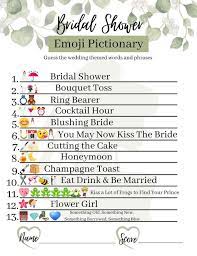 We did not find results for: Emoji Bridal Shower Pictionary Game Free Printable