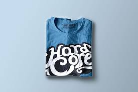 Download This Folded T Shirt Mockup In Psd Designhooks