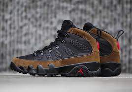 Air Jordan 9 Nrg Olive Boot Ar4491 012 Release Details Photos Sneakernews Com Olive Boots Air Jordans Boots