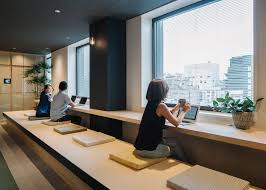 Airbnb S Tokyo Based On Japanese Style Architecture And Interiors Modern Office Design Airbnb Office Office Interiors