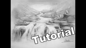Download free books in pdf format. How To Draw A Realistic Waterfall With Pencil Pencil Drawing Techniques Subtitled On Screen