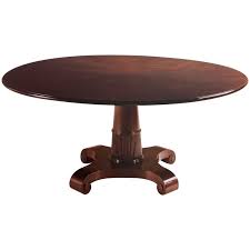 Late 20th century american empire baker furniture company dining room tables. Baker Furniture Thomas Pheasant Round Pedestal Dining Room Table At 1stdibs