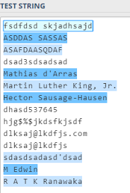 Keep in mind that surnames are neither inherently bad or inherently good; Regex For Names Stack Overflow