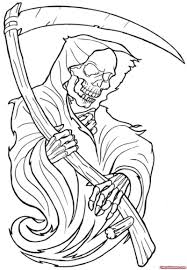 Attractive Outline Grim Reaper Tattoo Design Tattoo Stencil Outline Grim Reaper Tattoo Reaper Tattoo