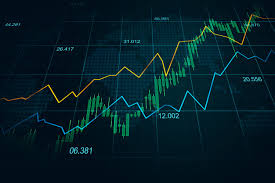 Stock Market Or Forex Trading Graph In Graphic Concept Photo