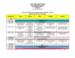 Nk mtk pendapat dr kak g.apa xtvt yg sesuai utk bdk 4 & 5 tahun ek? Jadual Aktiviti Untuk Kanak2 3 4 Tahun Wk 2 Dan 4 Tspu