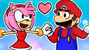 Mario and Amy Rose are DATING!? - YouTube