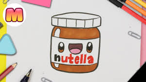 Como Dibujar Un Bote De Nutella Kawaii Paso A Paso Nutella Kawaii Como Dibujar