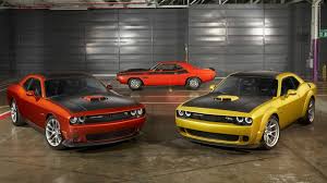 Muscle car profile, two doors, high horsepower. 2020 Dodge Challenger 50th Anniversary Edition Namastecar
