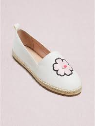 Women S Optic White Gavyn Espadrille Flats Kate Spade New York