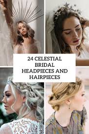 Bride la boheme ferax bridal headpiece ($16, etsy.com) with glittering crystals and gilded wire, this headpiece looks absolutely gorgeous with a loose updo. 24 Celestial Bridal Headpieces And Hairpieces Weddingomania