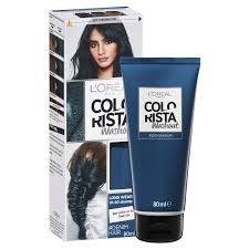 Hair touch up is a professional root concealer spray for temporary grey coverage. Buy L Oreal Paris Colorista Semi Permanent Hair Washout Denim Lasts Up To 20 Washes Online At Chemist Warehouse