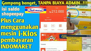 Klik saya, kemudian klik shopeepay. Cara Isi Saldo Shopeepay Di Indomaret 2020 Cara Menggunakan Mesin Ikios Youtube