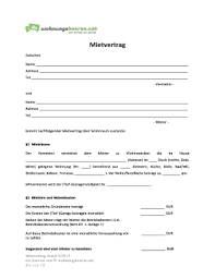 Beide mietvertragsparteien müssen in dem mietvertrag namentlich festgehalten werden. Mietvertrag Pdf Ausfullbar Kostenlos Fill Online Printable Fillable Blank Pdffiller