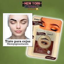 Color 1 tinte para cejas y pestañas. Dale un tono profundo a tus cejas que  intensifique tu mirada. Tinte semi permanente ideal para micropigmentacion  y tatuaje temporal de cejas. No irrita ya