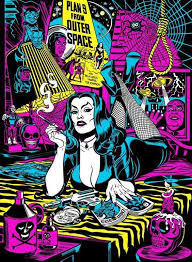 Pulp Fiction X Vampira Art Horror Artwork Horror Art