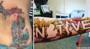 Michigan Love Tattoos Michigan Tattoos Native Tattoos Shape Tattoo