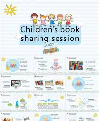 This childrens book powerpoint template is the perfect template to use for the purpose of textbooks and reading books. Fresh Cartoon Children S Book Sharing Session Ppt Template Powerpoint Templates Professional Ppt Excel Office Documents Template Download Site