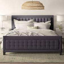 Buy on wayfair north america. Isolde Grid Tufted Upholstered Panel Bed With Footboard Reviews Joss Main Upholstered Panel Bed Panel Bed Master Bedrooms Decor
