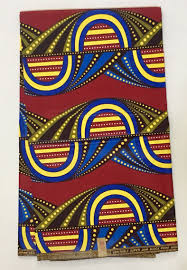 House Of Mami Wata African Print Fabrics African Print Fabric Ankara Dark Red Blue Yellow Nzonzi R African Pattern African Print Fabric African Textiles