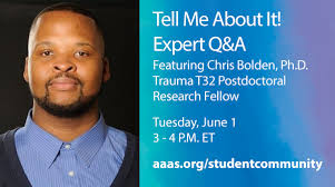 TELL ME ABOUT IT! LIVE Q&A CHAT WITH CHRIS BOLDEN PHD