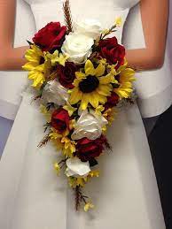 At her wedding, all flowers were either grown on her. New Wheat Wedding Flowers Western Sunflower Red Rose Bouquet Country Lovin Bouquet Wedding Bouquets Sets Wheat Wedding Sunflower Wedding
