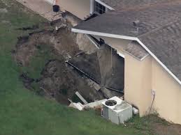 massive sinkhole swallows part of