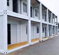 Low Cost Fabricated Fully Furnished Steel Box Container Home Office for Sale