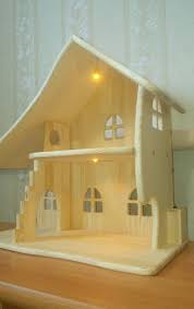crafty wood small wooden dollhouse without furniture illuminated maison de poupee en bois plans de maison de poupee maison de poupee