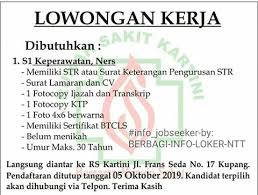 Paling lambat 12 juni 2021. Lowongan Kerja Ntt 2021 Lokerkarta Com