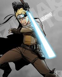 Jedi Naruto Uzumaki By G Matoshi On Deviantart Naruto Naruto Uzumaki Star Wars