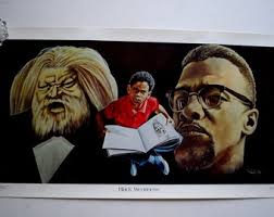 Vintage 1971, original, litografía, gran impresión artística, póster "Black  Weariness" de Paul Collins (1936-).