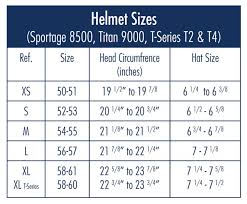 Riding Helmet Sizes Chart Tripodmarket Com