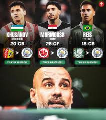 🔵 Manchester City have now spent 𝐨𝐯𝐞𝐫 €𝟐𝟎𝟎𝐌 in the January  transfer window.💰 🇪🇸 Nico Gonzalez: €60M 🇪🇬 Omar Marmoush: €75M 🇺🇿  Abdukodir Khusanov: €40M 🇧🇷 Vitor Reis: €37M 𝑻𝒉𝒆𝒚 𝒎𝒆𝒂𝒏  𝒃𝒖𝒔𝒊𝒏𝒆𝒔𝒔.