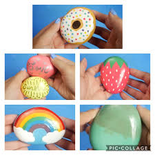 Check out this biography to know about her birthday, childhood passionate about everything related to squishy toys, elizabeth is extremely creative when it comes to arts and craft. Moriah Elizabeth Rock Painting Kit Review Homemade Squishies Painted Rocks Shell Art