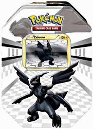 About concealing itself in lightning clouds, it flies throughout the unova region. Pokemon Trading Card Game Black White Legends Zekrom Tin Set 4 Booster Packs Promo Card Pokemon Usa Toywiz