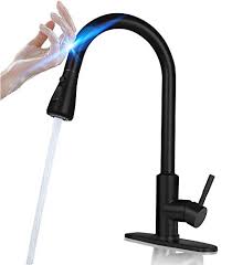 Check spelling or type a new query. Touch Kitchen Faucet With Sprayer Mstjry Matte Black Kitchen Sink Faucet With Pull Down Sprayer Smart Faucets For Kitchen Sinks Stainless Steel For Utility Rv Laundry Sinks Pricepulse