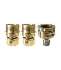12mm Brass Hose Connector Set Holman Industries