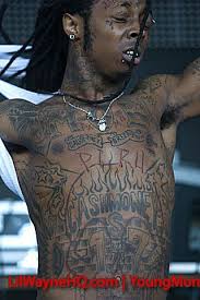 To be frank, tunechi probably has more tattoos on his face than most . Tattoos Lil Wayne