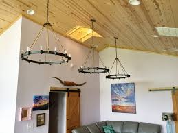 Rustic Chandeliers Take Center Stage In Barn Loft Inspiration Barn Light Electric