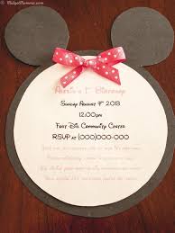A customized minnie mouse birthday card lets you invite your loved ones to the party with a unique, personal touch. Do It Yourself Minnie Mouse Invitations