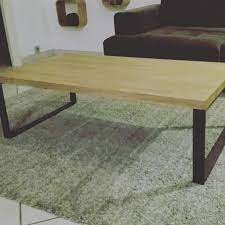 une petite table basse realisee avec nos pieds en fer plat metalbrut picoftheday piedsdetable hairpi table basse petite table basse meuble de style