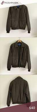 Savile Row Vintage Brown Leather Bomber Jacket Dark Brown Leather Bomber Jacket Men S Size Med Brown Leather Bomber Jacket Leather Bomber Jacket Bomber Jacket