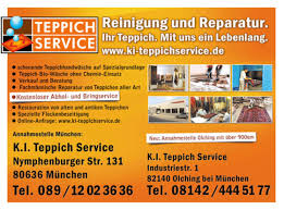 Reinigung und reparatur von teppichen aller art in münchen und umgebung durch fachmännische hände in der behzad` s teppichwerkstatt münchen. K I Teppich Service 80636 Munchen Neuhausen Offnungszeiten Adresse Telefon