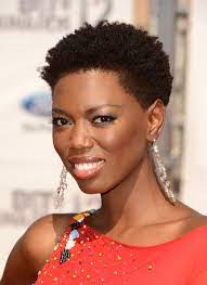 You can also brush it to the side. 15 Female Celebs With Flawless Skin Natural Hair Styles Natural Hair Styles For Black Women Black Women Hairstyles
