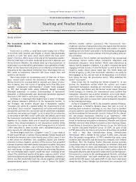 PDF) The humanistic teacher: First the child, then curriculum: A Book Review